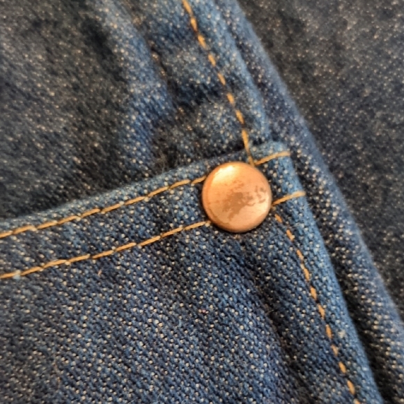 Halloween 🎃 Cowboy 🤠- Woody - Wrangler Men's Dark Blue Straight Jeans 29 X 32 - Picture 9 of 10